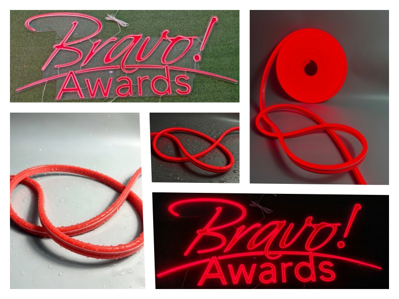 red neon sign